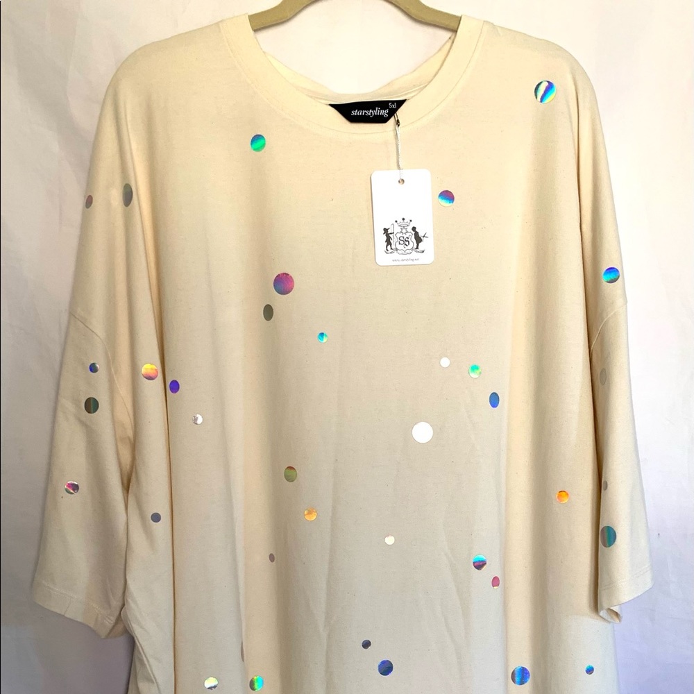 Starstyling — HOLO DOTS BIGSHIRT
